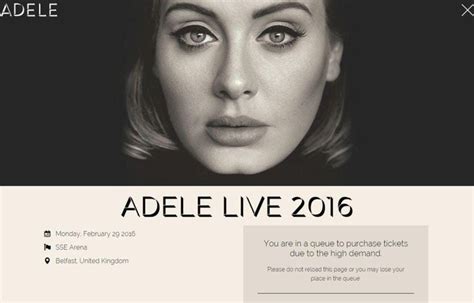 Adele tour tickets: Fans queue online 'only to have their card details and personal data ...