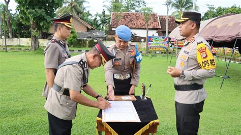 Kapolres Tulang Bawang Pimpin Upacara Pelantikan Dan Sertijab Berikut