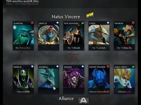 Dota 2 Navi Vs Alliance Manila Major Upper Bracket Full Play Off