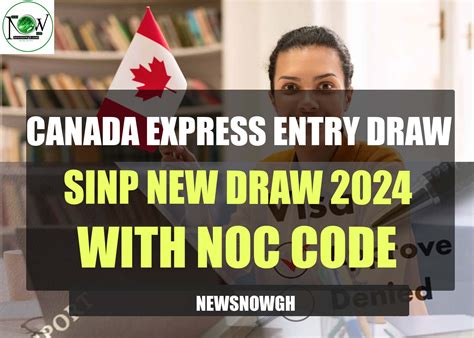 Canada Express Entry Draw Sinp Draw 2024 With Noc Code