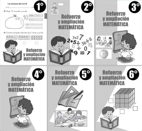 Cuaderno de refuerzo y ampliación de matemática 1 2 3 4 5 6