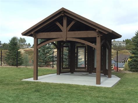 Home Show Inspiration Install Custom Gazebo Pavilion Plan Western