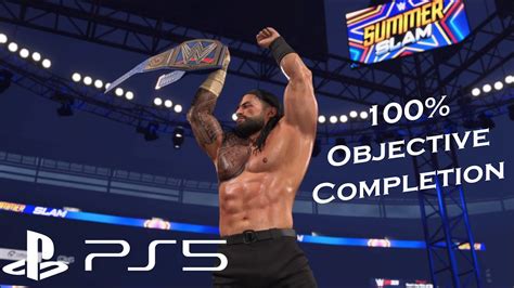 WWE 2K23 Showcase John Cena VS Roman Reigns 100 Objective