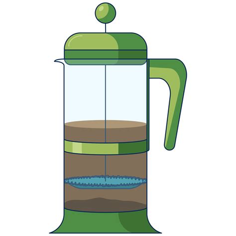 Flat Icon Illustration Of Coffee Brewing Method 3496107 Vector Art At