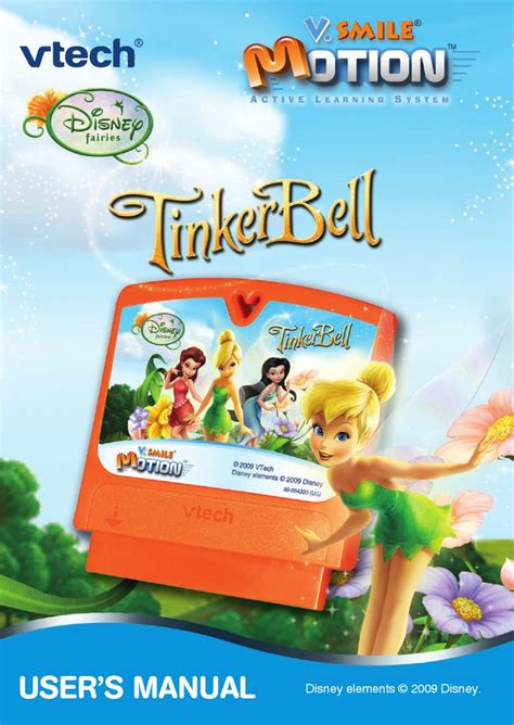 Vtech V Smile Motion Disney Fairies Tinker Bell User Manual Pdf Download Manualslib