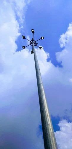 Mild Steel Polygonal High Mast Lighting Pole At Rs Unit In