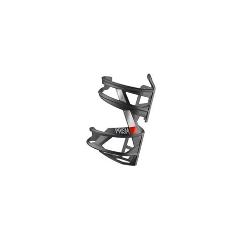 Elite Porte Bidon V Lo Lat Ral Prism Carbone Mat Rouge Gauche