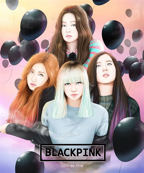 Hong On Twitter Fan Art Black Pink Kpop Blackpink