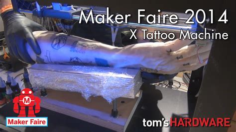 Maker Faire Roma 2014 X Tattoo Machine Stampante 3D Per Tatuaggi