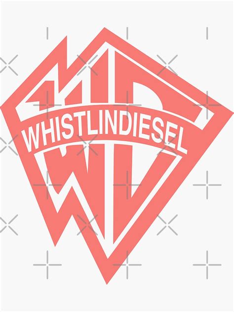 Whistlin Diesel Merch Logo Sticker Whistlindiesel Sticker