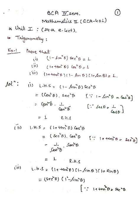 Solution Trigonometry Calculus Studypool