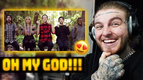 OH MY GOD White Winter Hymnal Pentatonix Rapper Reacts YouTube