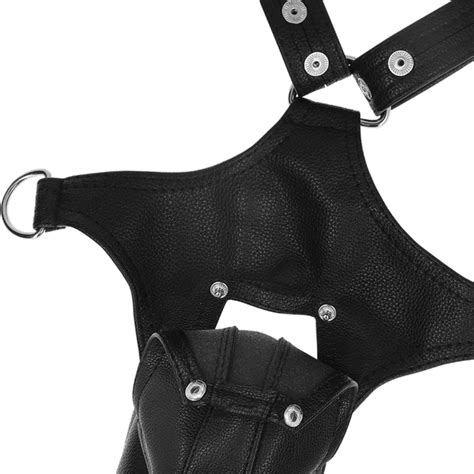 Fetish Submissive Bdsm Bondage Eco Leather Body Strap Harness Men