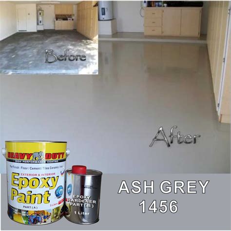 5 Liter Epoxy Heavy Duty Two Pack Epoxy Floor Paint 4 Liter Epoxy 1 Liter Hardener