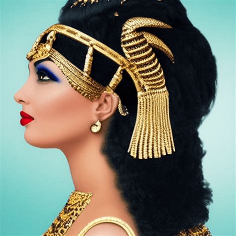 Beautiful Cleopatra Style Woman Graphic · Creative Fabrica