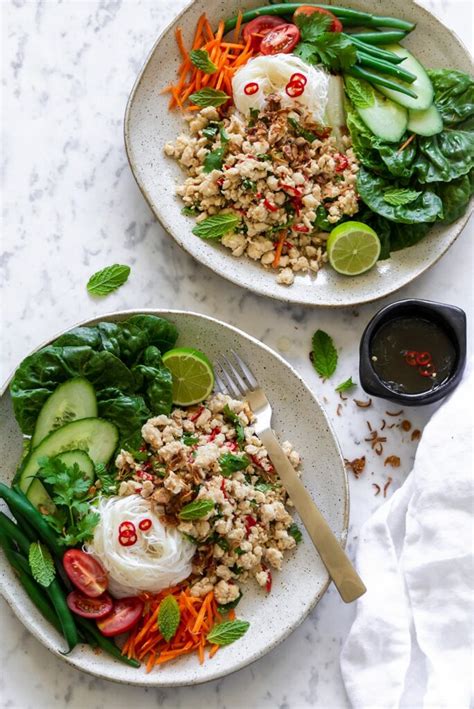 Free Range Chicken Larb Salad Bird And Barrow