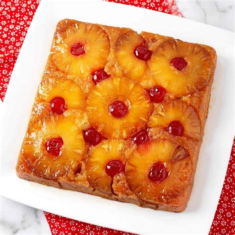 Pineapple Upside Down Cake - Retro Recipe Box