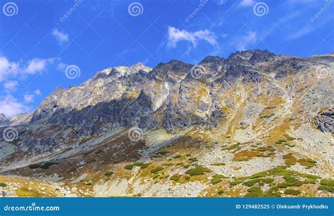 Hiking in High Tatras Mountains Vysoke Tatry, Slovakia Stock Image - Image of mount, natural ...