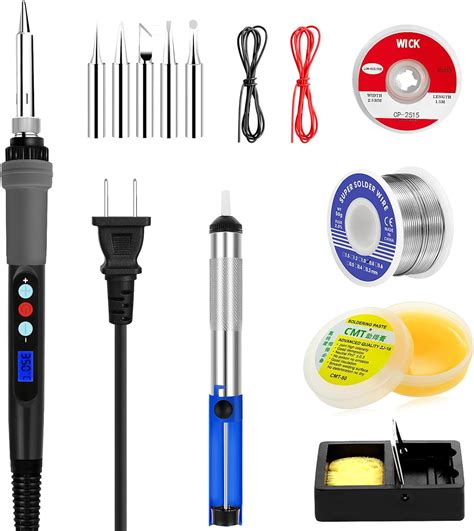 Amazon Soldering Iron Kit 90W LCD Temperature Control 180 480C