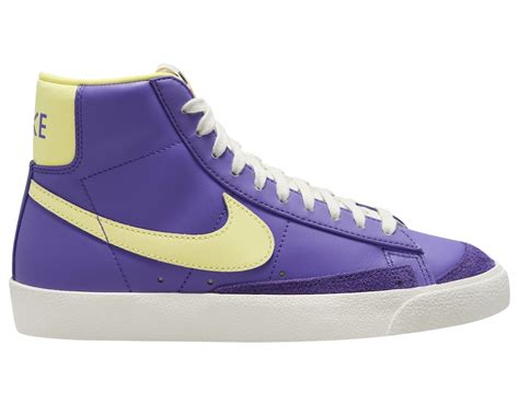 Nike Wmns Blazer Mid Purple Pastel Yellow Cz1055 500