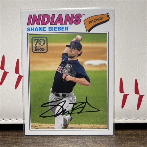 2021 Topps 70 Years Of Topps 70yt 27 Shane Bieber Cleveland Indians