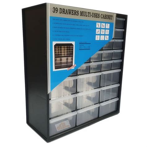 39 Compartment Heavy Duty Drawers Multi Uses Stackable Plastic Storage