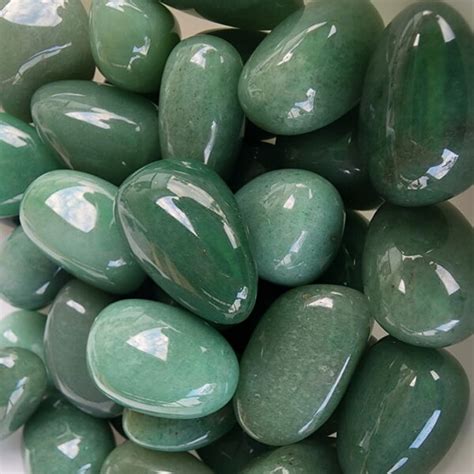 Green Aventurine Tumble Stone Lovely Sunshine Crystals