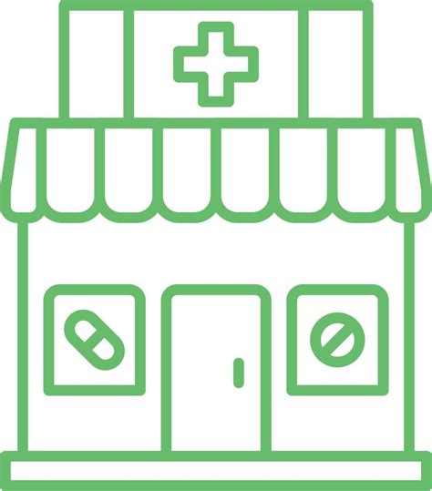 Pharmacy Multicolor Line Icon Vector Art At Vecteezy