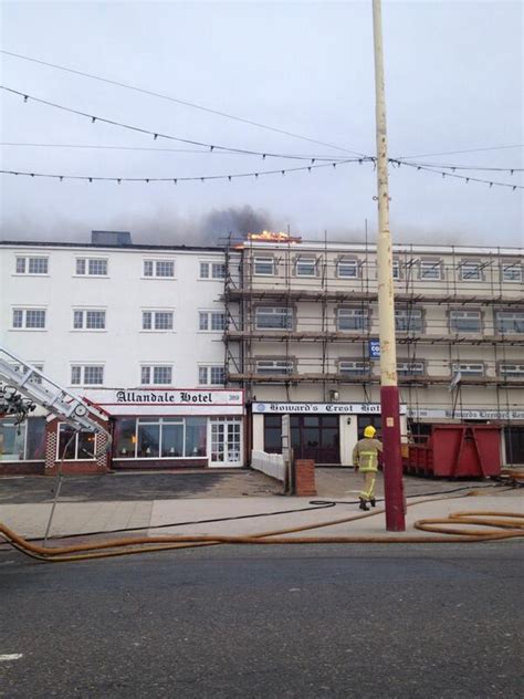 Hotel Fire On Blackpool Promenade Granada Itv News