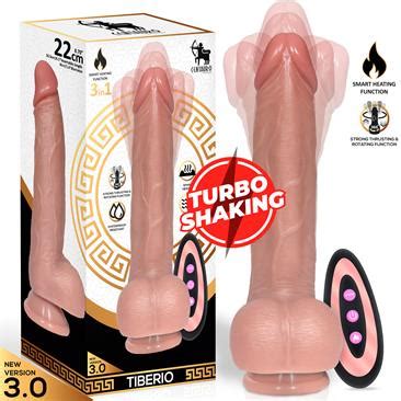 Tiberio Realistic Turbo Shaking Dildo with Thrusting 360º Rotation