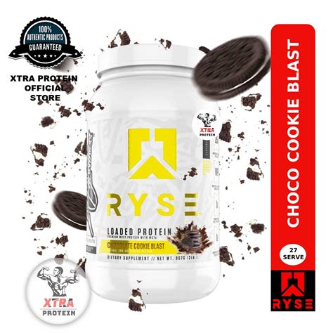 Ryse Core Series Loaded Protein Chocolate Cookie Blast 2lbs 27 Servings Xtra Protein