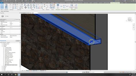 Revit Tutorial Stacked Wall Creating A Stone Wainscoting With Sill