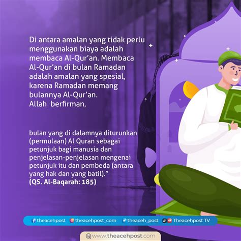 Memperbanyak Membaca Al Quran Selama Bulan Ramadhan The Aceh Post