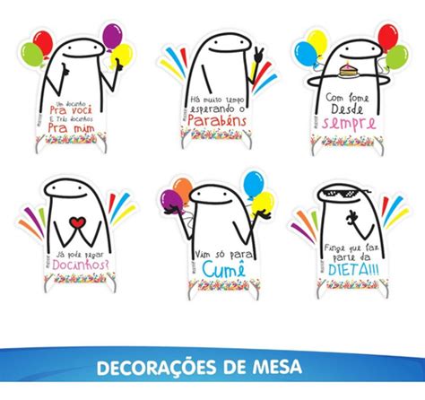 Kit Decora O Para Festa De Anivers Rio Tema Flork Meme Teleri