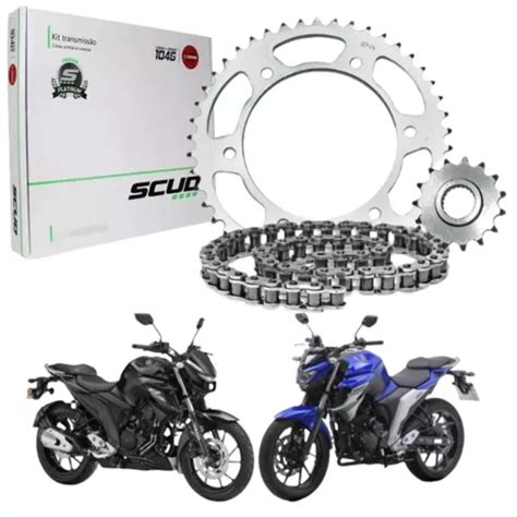 Kit Relação S retentor Yamaha Fazer 250cc 2021 2022 Scud Frete grátis