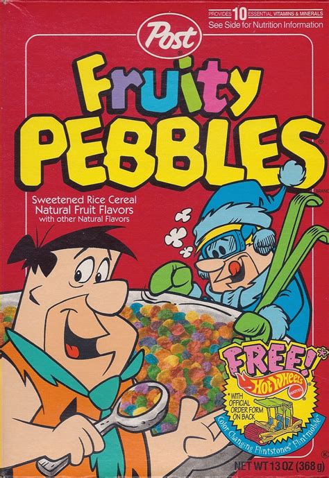 The Flintstones Post Fruity Pebbles Cereal Box 1996 Flickr