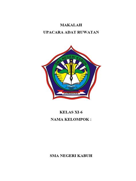 Upacara Adat Ruwatan Pdf