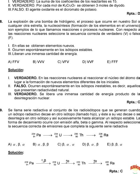 Balance De Ecuaciones Qu Micas Ejercicios Resueltos Pdf