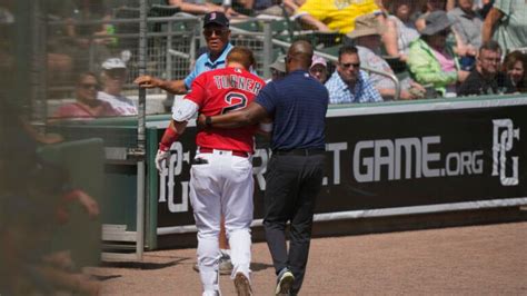 Justin Turners Wife Offers Update After Red Sox Infielder Hit In Face