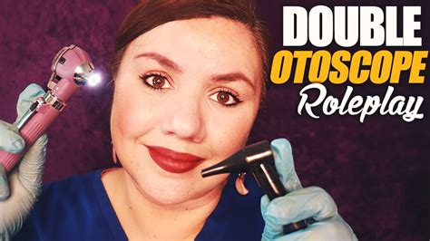 Asmr Double Otoscope Ear Cleaning Roleplay Youtube