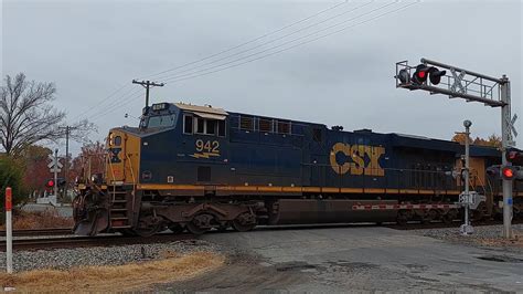 Csx M Headed Southbound At Monroe Nc With Csxt In The Lead