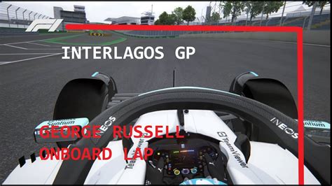 George Russell Onboard Lap At The Brazilian Grand Prix 2022 Q3