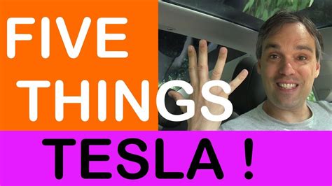 5 Things Tesla Could Add To Model 3 Youtube