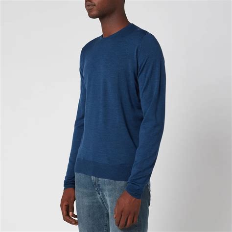 John Smedley Mens Lundy 30 Gauge Extra Fine Merino Wool Crewneck