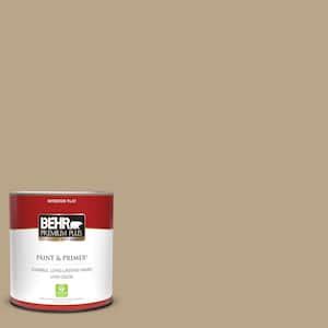 BEHR PREMIUM PLUS 5 Gal 710D 4 Harvest Brown Flat Low Odor Interior