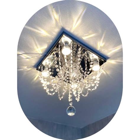 Lustre De Cristal Acr Lico X Sala Quarto Hall Sal O Top Zio Vai