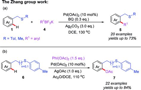 A Thioether Directed Pd Ii Catalyzed C Sp H Arylation Of