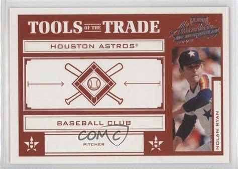 2004 Playoff Absolute Memorabilia Tools Of The Trade Red Tt 107 Nolan Ryan 200 For Sale