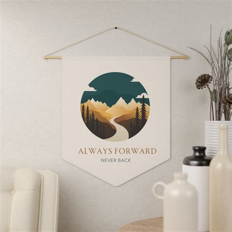 Always Forward Never Back Banner Saint Junipero Serra Banner Etsy