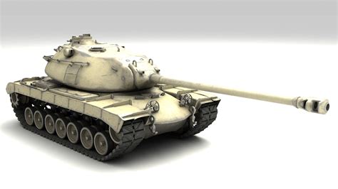 3d model m103 heavy tank t43